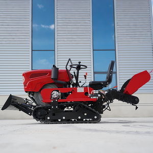 Matériel agricole : Mini-<span class=keywords><strong>tracteur</strong></span> chenillé 25hp 30hp 35hp avec rotoculteur et charrue - Product Image 4