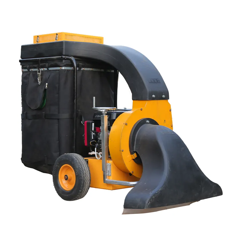 Manufacture direct sale CE ISO certified Self-propelled Leaf Suction Machine Road Cleaning Leaf Sweeping Machine