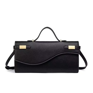 Bolsa de Mano de Cuero PU Suave y Duradera, Nueva Colección 2025, Bolso de Trabajo para Mujer con Cierre de Hebilla, Bolso de Hombro Cruzado de Diseño de Lujo - Product Image 1