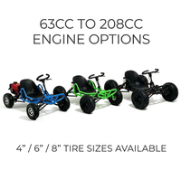XFY Envío Rápido, Go Kart Todoterreno de Gasolina de 212cc y 4 Tiempos con Caja de Madera para Mayoristas Internacionales y Proveedores al por Mayor