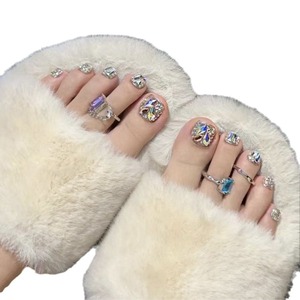 Faux ongles d'orteils en gros de haute qualité, très demandés, amovibles, courts, pour <span class=keywords><strong>nail</strong></span> <span class=keywords><strong>art</strong></span> - Product Image 5