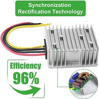 Convertisseur DC-DC élévateur 10-22V vers 24V 5A 120W, régulateur d'alimentation pour voiture et solaire, certifié CE ROHS, compatible OEM