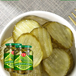 Классические кислые огурцы, традиционная ферментация, низкое содержание соли и жира, идеально подходят для бургеров и сэндвичей, доступны оптом. - Product Image 2