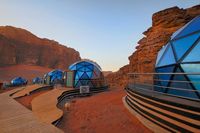 Dôme géodésique transparent en verre pour hôtel-resort, tente gazebo transparente toutes saisons, maison dôme préfabriquée pour extérieur