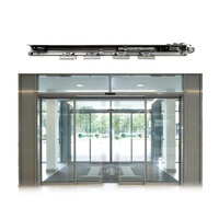 Porte coulissante à capteur sensible pour entrée d'hôpital, opérateur intelligent, télécommande, ferme-porte automatique