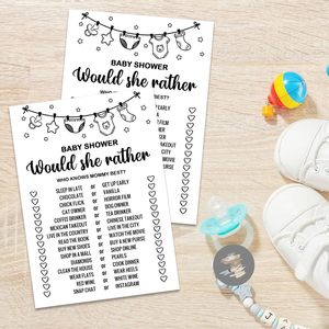 Papier d'emballage brun, <span class=keywords><strong>jeu</strong></span> de cartes pour fête de mariage ou enterrement de vie de jeune fille - Cartes « Quelle préfère-t-elle ? » Fabriqué en Chine, marque OEM - Product Image 6