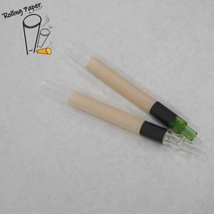Papier à cigarettes en tube droit de qualité supérieure personnalisé, logo de l'étiquette OEM avec papier à rouler pour fumer en verre coloré de 8 mm * 40 mm - Product Image 1
