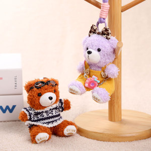 Wholesale <b>Cute</b> Teddy <b>Bear</b> Plush Hanging Decorations Bag Hangers Decorative Plush Toys Claw Machine Plush Toys - Product Image 6