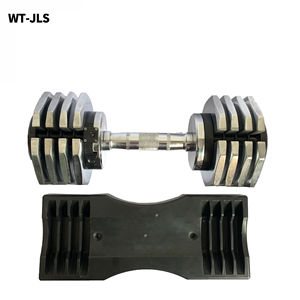 Juego de <span class=keywords><strong>Mancuernas</strong></span> con Soporte para Tableros de Cambio Rápido, Entrenamiento de Fuerza en Casa, <span class=keywords><strong>Mancuernas</strong></span> Multiusos - Product Image 1