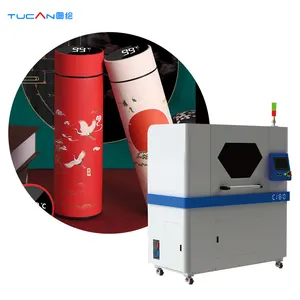 High speed digital uv cylinder printing machine for water bottle / can / mug / cosmetic bottle printer