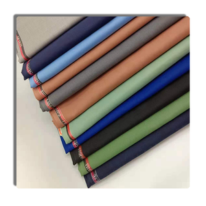 Vente en gros tissu de costume de vêtement tissé extensible 80% polyester 20% viscose pour costumes de femmes hommes et filles en sergé teint uni - Product Image 4