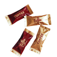 Sachets individuels en aluminium scellables pour bonbons, nougats, biscuits et chocolats, avec impression de motifs personnalisés par transfert thermique