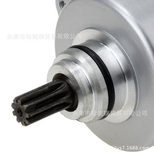 ฮอนด้า ซีจี 125 150 ซีซีมอเตอร์สตาร์ท 9 ฟัน ระบายความร้อนด้วยอากาศ อะลูมิเนียม สำหรับซ่อมมอเตอร์ไซค์ออฟโรด แปรงคาร์บอนสีเงิน - Product Image 5