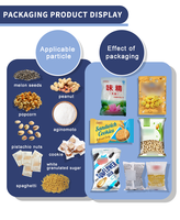 Sachet d'emballage automatique Machine d'emballage par pesage des aliments Peseuse linéaire de sac de pois sucrés congelés de fruits et légumes