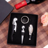 Ouvre-bouteille de vin automatique, coffret cadeau avec Logo imprimé personnalisé, accessoires pour Bar