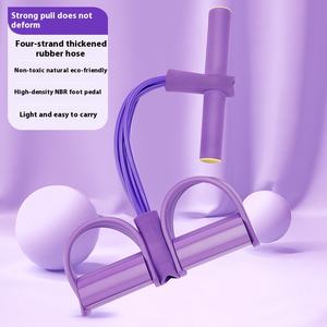 Bande de Résistance TPE pour Fitness à Domicile Femme, Tension 20-60lbs, Écologique, Haute Élasticité, Entraînement de Force Sportif - Product Image 2