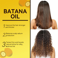 Minyak Batana Label pribadi Serum penumbuh rambut organik minyak rambut Batana asli akar penebal rambut