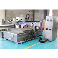 1325 3d cnc routeur machine de gravure sur bois/cnc fraiseuse/cnc machine bois 4 axes roter cnc avec dispositif rotatif