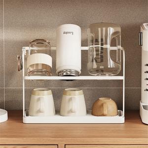 Moderno Portavasos de Acero Inoxidable de un Solo Nivel para Montar en la Pared, con Drenaje Superior, para Uso en la Cocina, Portátil, de Alta Calidad, para Juego de Té - Product Image 3