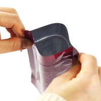 Capsules de poche debout en plastique ziplock vides réutilisables imprimées personnalisées sac d'emballage de compléments alimentaires diététiques biologiques nutritionnels