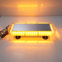 Feux de signalisation LED 48W, gyrophare, lumière d'avertissement, montage magnétique sur toit, boîtier en polycarbonate, plusieurs couleurs, lumière clignotante, alerte de sécurité pour les véhicules
