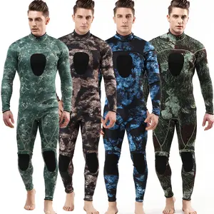 Neoprene diving wetsuits Custom logo 1mm 3mm 5mm camouflage men and women camo spearfishing wetsuits