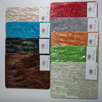 Signe de Printemps Plexi Verre Perle Marbre Feuille Acrylique Personnalisé Bois Texturé Tissu Flore Motif Pmma Feuilles