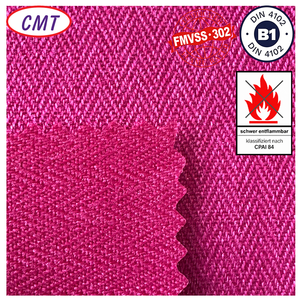Tissu Oxford sergé chevrons ignifuge ATY avec certification B1, réglementation européenne REACH (<span class=keywords><strong>CE</strong></span>) <span class=keywords><strong>n</strong></span>° <span class=keywords><strong>1907</strong></span>/<span class=keywords><strong>2006</strong></span> pour housse de canapé, housse de coussin - Product Image 1