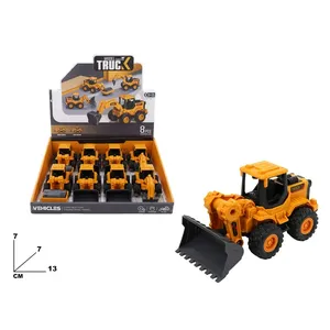 โมเดลรถบรรทุกก่อสร้าง ชุด 8 ชิ้น 13x7x7 ซม. สำหรับเด็กอายุ 3 ปีขึ้นไป - Product Image 1