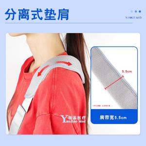 ยานกี้ เมด ฟอร์อาร์ม สลิงผ้าระบายอากาศได้ดี สายรัดข้อมือแบบยูนิเซ็กซ์สำหรับการฟื้นตัวจากอาการบาดเจ็บที่ไหล่และข้อศอก - Product Image 2