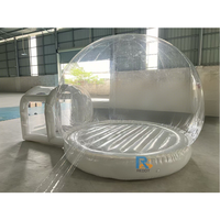 Haute qualité grand Popup clair Resort Villa Dôme hôtel bulle rebond maison gonflable ballon tente à vendre
