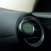 Nouveau diffuseur de parfum universel rond en alliage de zinc anti-argenté pour voiture, désodorisant à clipser sur grille d'aération
