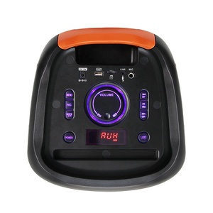 Binko Zjz Xách Tay Xe Đẩy Haut Parleur Màu Xanh Răng Loa Với Mát Đầy Màu Sắc Đèn Trang Trí Nội Thất Đảng Hộp Rõ Ràng Âm Thanh Loa - Product Image 4