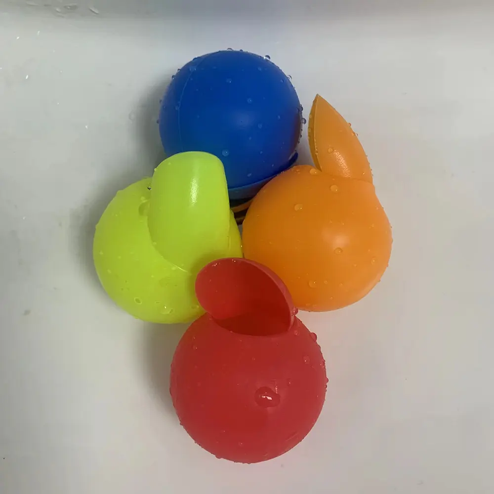 22 Fast Delivery Silicone Self Sealing Refillable Quick Fill Water Ball Bomb Magnetic Reusable Water Balloon For Kids