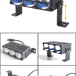 ไฟสปอร์ตไลท์รถยนต์ Sanvi S300 กำลังสูง พร้อมพัดลม ไฟ LED สำหรับกระจังหน้า ไฟตัดหมอก ไฟทำงาน ไฟเสริมภายนอก สำหรับออฟโรด - Product Image 4