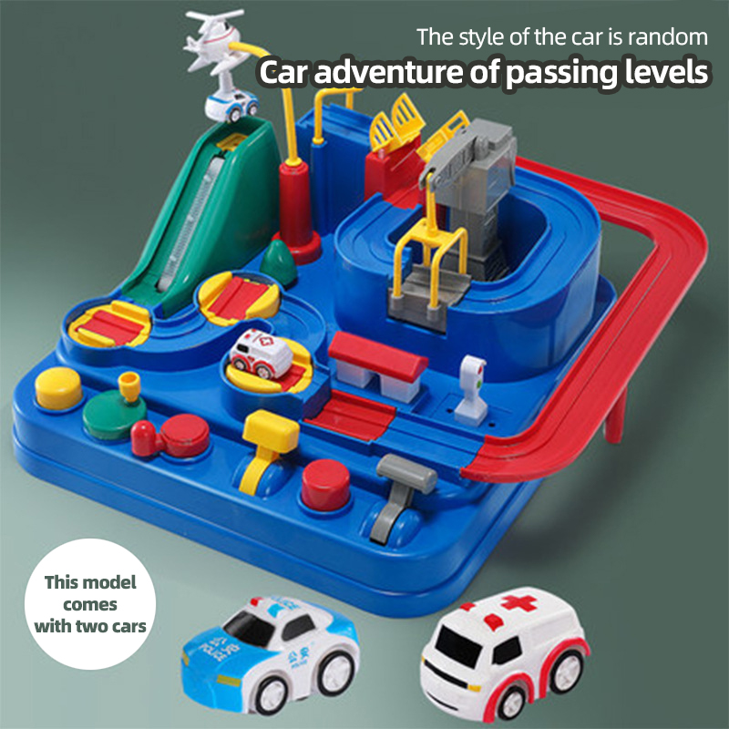 787-3 - Taglia extra large - rosso e blu - 2 auto - Scatola colorata