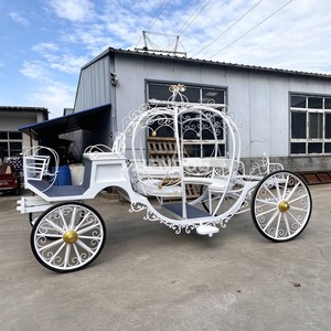 Carruaje de Caballos Estilo Cenicienta · Carroza Tirada por Caballos · Bodas y Eventos - Product Image 4
