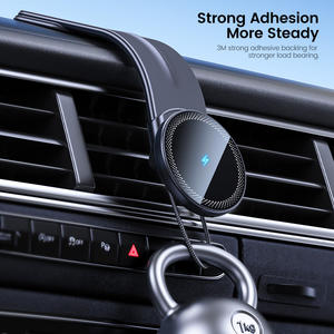 Soporte estable para coche Toocki, succión magnética fuerte y superficie de gancho densa, carga rápida de 15W para conducir - Product Image 5