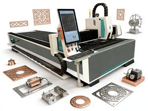 Machine de découpe laser CNC entièrement fermée de nouvelle conception 2024 avec extracteur de fumée, refroidissement par eau et haute précision - Product Image 2