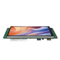 Módulo de Pantalla LCD HMI TFT de 7 Pulgadas, Alto Brillo 100nit, Resolución 1024*600, Panel Táctil Capacitivo Inteligente LCM