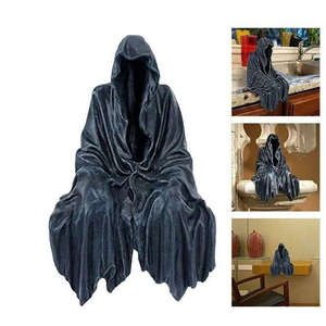 Figurine de dessin animé Chevalier Fantôme Mystérieux en résine, jouet, décoration de jardin, objet décoratif pour la maison, vente en gros - Product Image 5