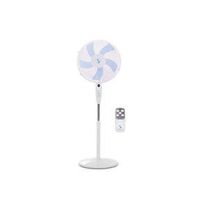 VENTILADOR DE PISO CM 40X40 H.130 BLANCO CON CONTROL REMOTO - Product Image 1