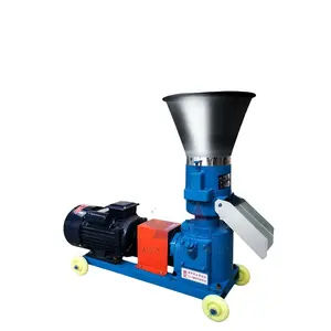 Diesel Engine Pellet Machine Plastic Wood Pellet Mill Granulator Animal Four Rollers Feed Processing Machines Pellet Making Lamp