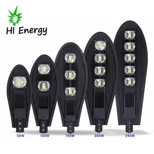 HiEnergy açık su geçirmez 50 w led sokak lambası 100w 150 watt led sokak lambası parçaları alüminyum konut