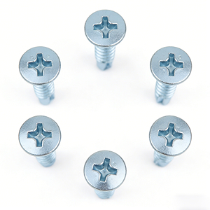 Bibo Yaente Factory M4.2 Hardened Galvanized Steel <b>Flat</b> Countersunk Head Self-drilling Self-tapping Drill Tail <b>Screw</b> Metric Size - Product Image 5