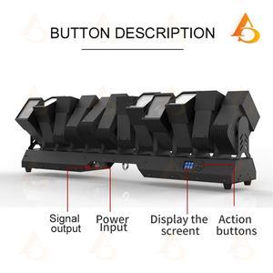 Iluminación Profesional, Barra de Cabeza Móvil Multicabezal de 12x60w, Luz de Cabeza Móvil LED RGBW DMX - Product Image 4