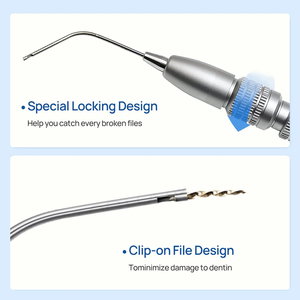 Diş endodontik Endo dosya kaldırma sistemi kiti/Endo kırık dosya kaldırma aleti Set kök kanal dosya çıkarıcı klinik için - Product Image 4