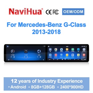 12.3" Dual Screen Android Car Radio for Mercedes Benz G Class 2013 2018 <b>Auto</b> Head Unit Monitor Carplay Navigation New Design - Product Image 3