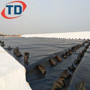 Geomembrana DAM Liner 0.75มม. 1มม. 1.5มม. 2มม. กันน้ำ HDPE geomembranes สำหรับ<span class=keywords><strong>ฟ</strong></span>าร์มปลาในทะเลสาบเทียม<span class=keywords><strong>บ่อ</strong></span>เลี้ยงกุ้งซับ - Product Image 3