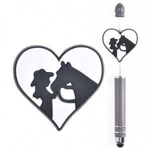 Perles focales en silicone personnalisées avec une validation en 2-3 jours, <span class=keywords><strong>je</strong></span> <span class=keywords><strong>ne</strong></span> <span class=keywords><strong>sais</strong></span> <span class=keywords><strong>pas</strong></span>, <span class=keywords><strong>je</strong></span> travaille juste ici, perles focales pour la fabrication de stylos, perles en silicone - Product Image 4